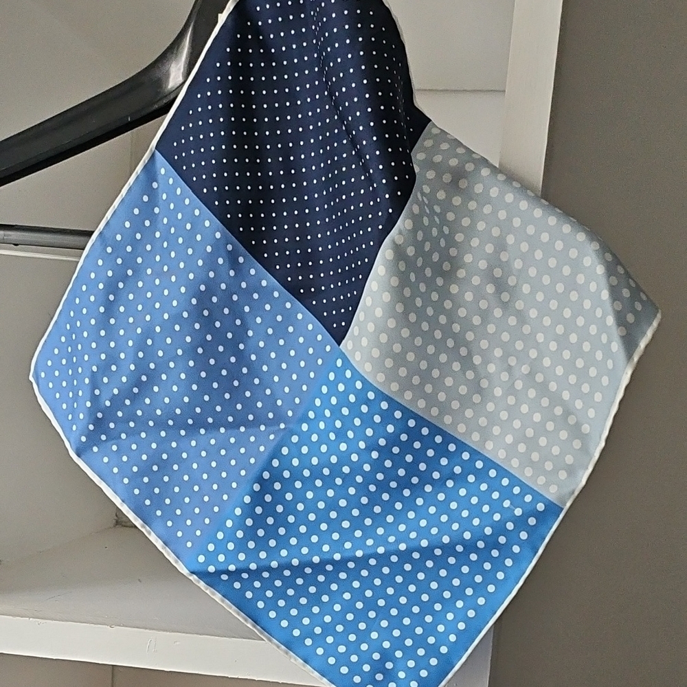 Polka Dot Silk Pocket Square
